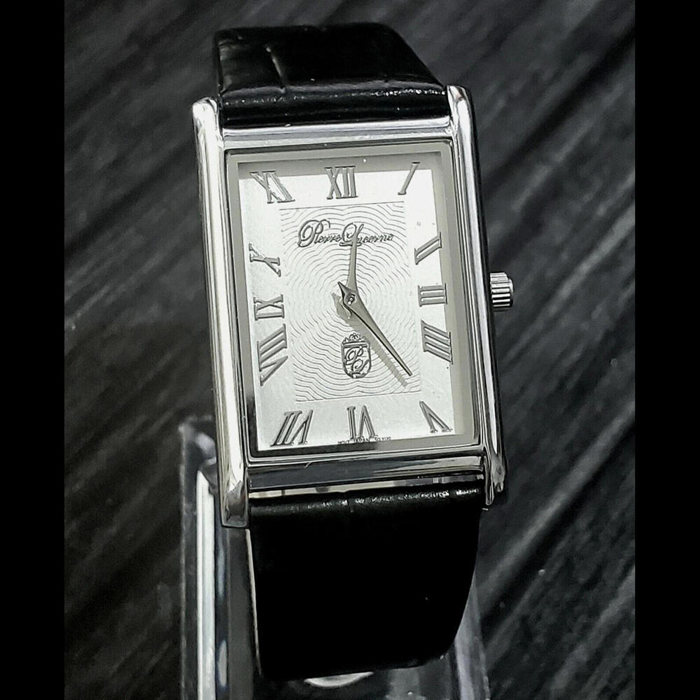 Pierre Lucerne Epson-Japan Y120 Quartz Slim Mens Tank Dress Watch‎
